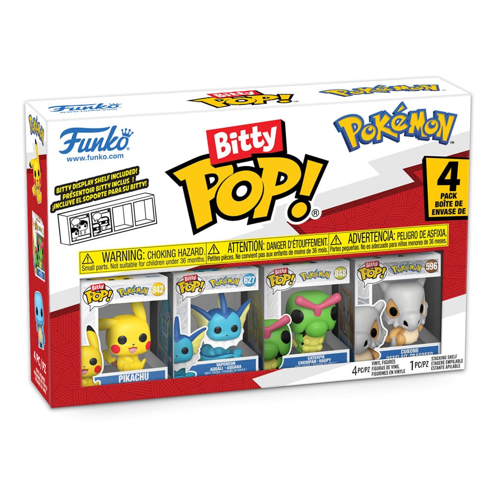 Pokémon Bitty POP! Vinyl Figuren 4er-Pack Series 1 2 cm - Preorder - ETA: 25.08.2025