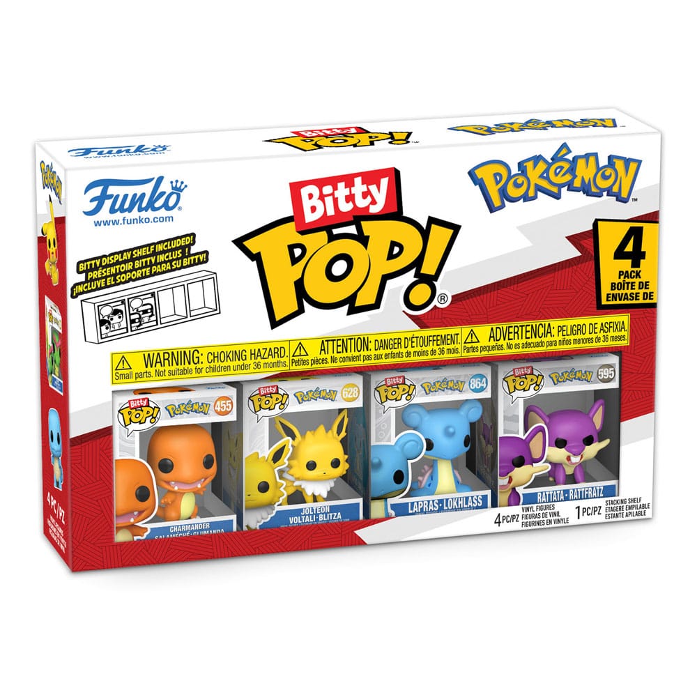 Pokémon Bitty POP! Vinyl Figuren 4er-Pack Series 2 2 cm - Preorder - ETA: 25.08.2025