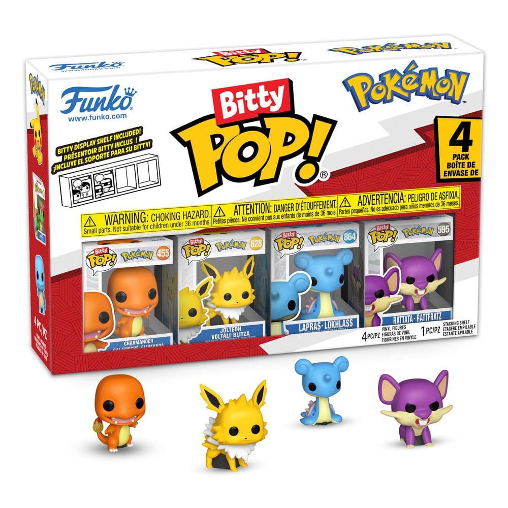 Pokémon Bitty POP! Vinyl Figuren 4er-Pack Series 2 2 cm - Preorder - ETA: 25.08.2025