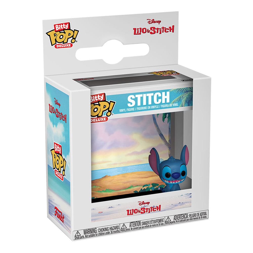 Disney Bitty POP! Deluxe Vinyl Figuren Stitch(Beach) Display (12) 2,5 cm - Versand: 5-7 Tage nach Bestellung