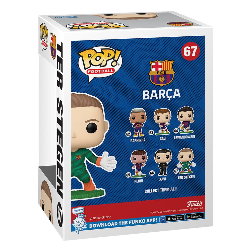 EFL POP! Football Vinyl Figur Barcelona - Ter Stegen 9 cm - Versand: 5-7 Tage nach Bestellung