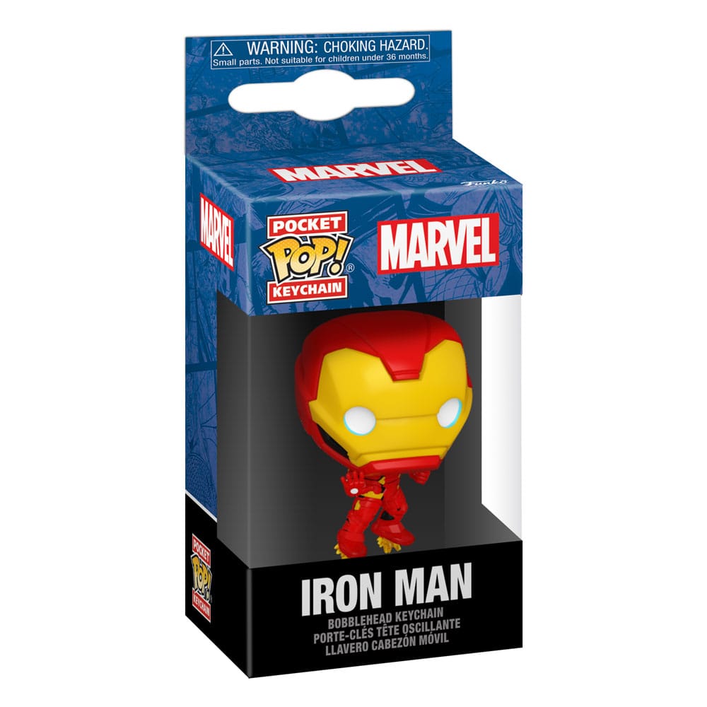 Marvel POP! Vinyl Schlüsselanhänger 4 cm New Classics - Iron Man Display (12) - Preorder - ETA: 30.07.2026