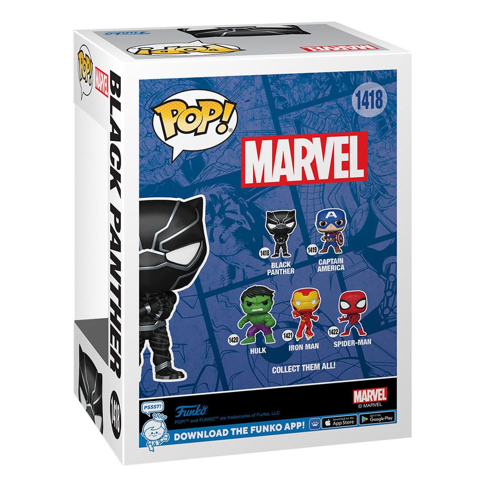 Marvel New Classics POP! Vinyl Figur Black Panther 9 cm - Versand: 7 Tage nach Bestellung
