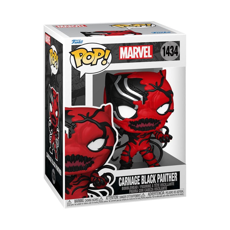 Marvel POP! Vinyl Figur Carnageized - Black Panther 9 cm - Versand: 5-7 Tage nach Bestellung