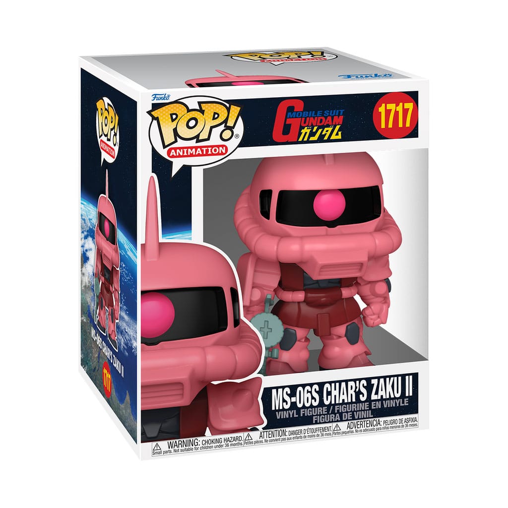 Gundam Oversized POP! Vinyl Figur CHARS ZAKU II 15 cm - Versand: 7 Tage nach Bestellung
