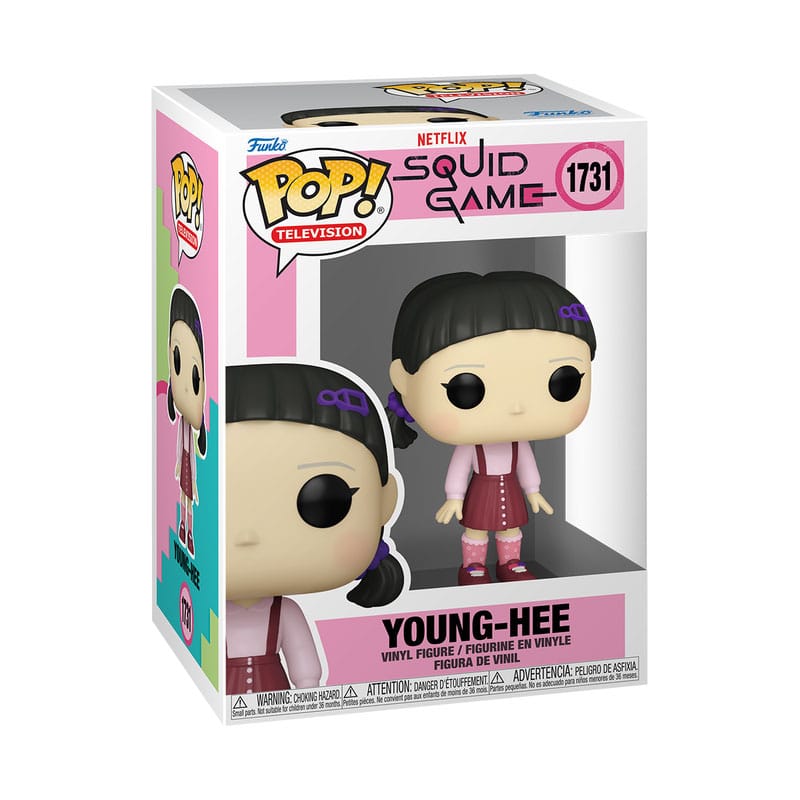 Squid Game POP! Television Vinyl Figur S3 Young-hee 9 cm - Versand: 5-7 Tage nach Bestellung