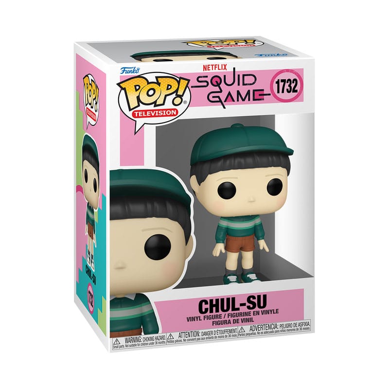 Squid Game POP! Television Vinyl Figur S3 Chul-su 9 cm - Versand: 5-7 Tage nach Bestellung