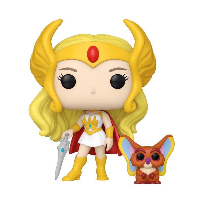 Masters of the Universe POP! & Buddy Vinyl Figur She-Ra w/Kowl 9 cm - Versand: 5-7 Tage nach Bestellung