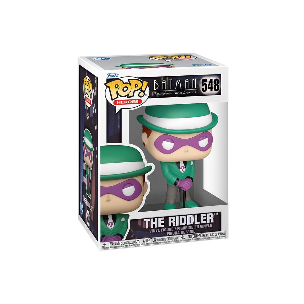Batman: The Animated Series POP! Animation Vinyl Figur The Riddler 9 cm  - Versand: 5-7 Tage nach Bestellung