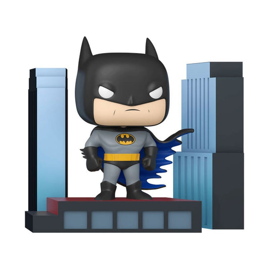 Batman The Animated Series POP! Deluxe Vinyl Figur Batman on Rooftop 9 cm - Versand: 5-7 Tage nach Bestellung