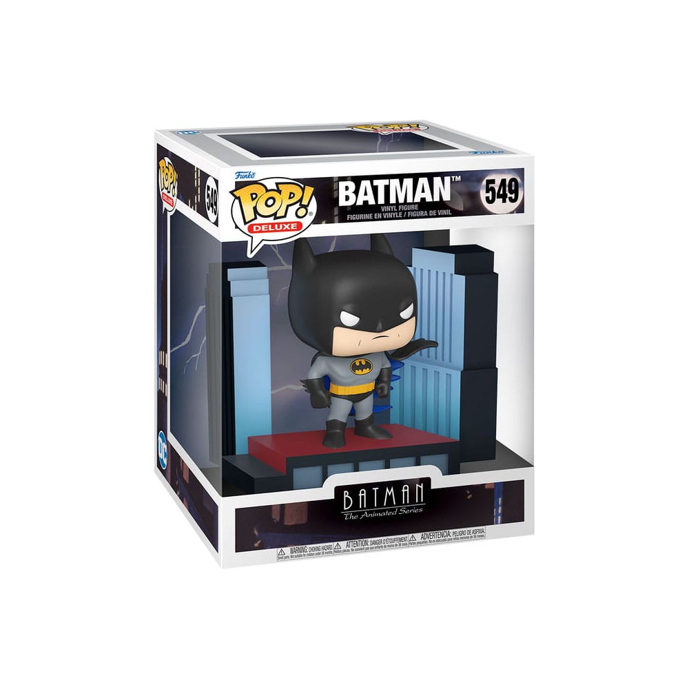 Batman The Animated Series POP! Deluxe Vinyl Figur Batman on Rooftop 9 cm - Versand: 5-7 Tage nach Bestellung