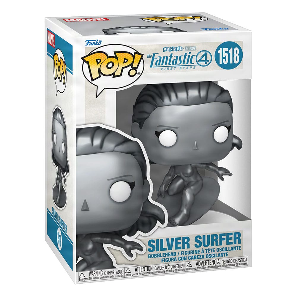 The Fantastic Four: First Steps POP! Marvel Vinyl Figur Silver Surfer 9 cm - Versand: 5-7 Tage nach Bestellung