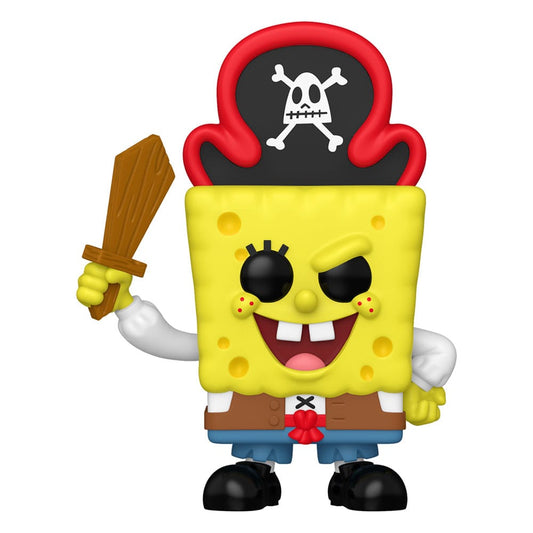 SpongeBob Schwammkopf POP! Vinyl Figur SquarePants (Pirate) 9 cm - Preorder - ETA: 25.12.2025