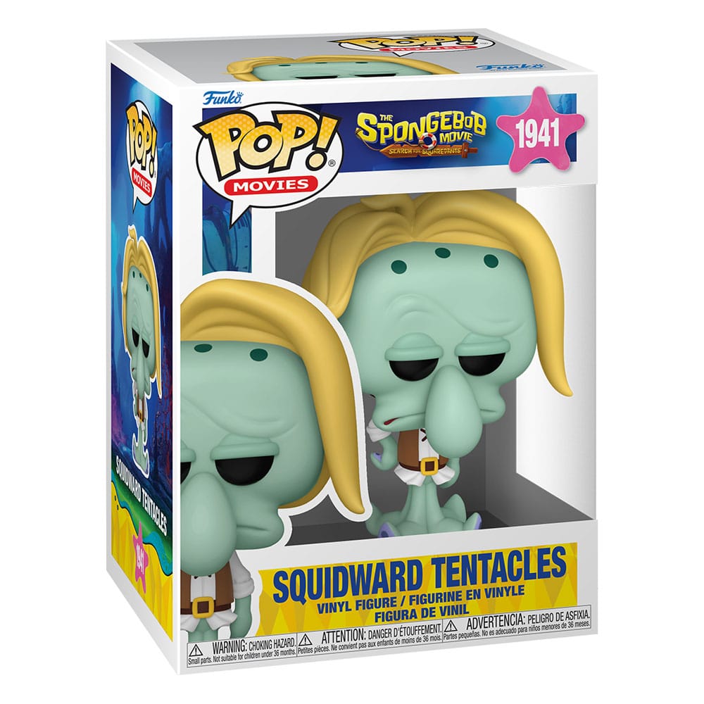 SpongeBob Schwammkopf POP! Vinyl Figur Squidward Tentacles (Pirate) 9 cm - Preorder - ETA: 25.12.2025