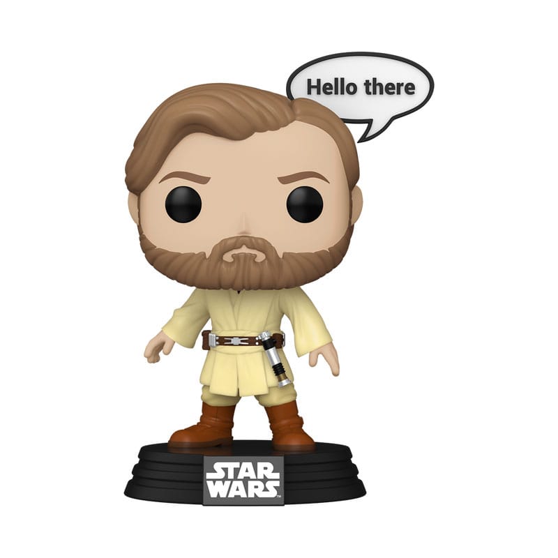 Star Wars: Sayings POP! Plus Movies Vinyl Figur Obi-Wan Kenobi 9 cm - Versand: 5-7 Tage nach Bestellung