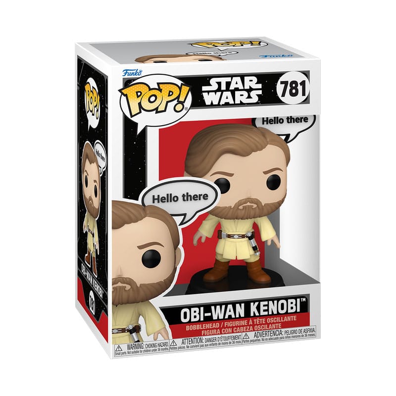 Star Wars: Sayings POP! Plus Movies Vinyl Figur Obi-Wan Kenobi 9 cm - Versand: 5-7 Tage nach Bestellung