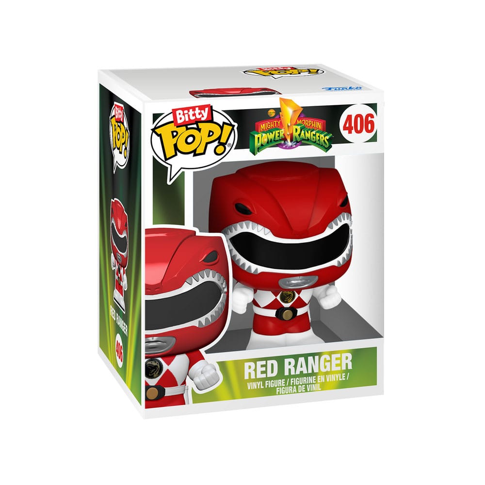 Mighty Morphin Power Rangers Bitty POP! Bots Figuren 4er-Pack Megazord with Red Ranger 2,5 cm - Preorder - ETA: 24.11.2025