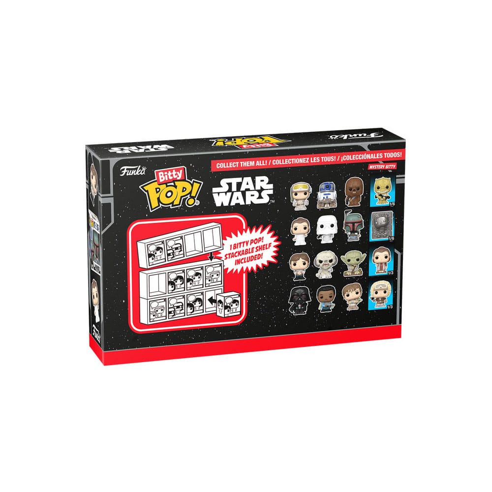 Star Wars Bitty POP! Vinyl Figuren 4er-Pack Luke 2,5 cm - Versand: 5-7 Tage nach Bestellung