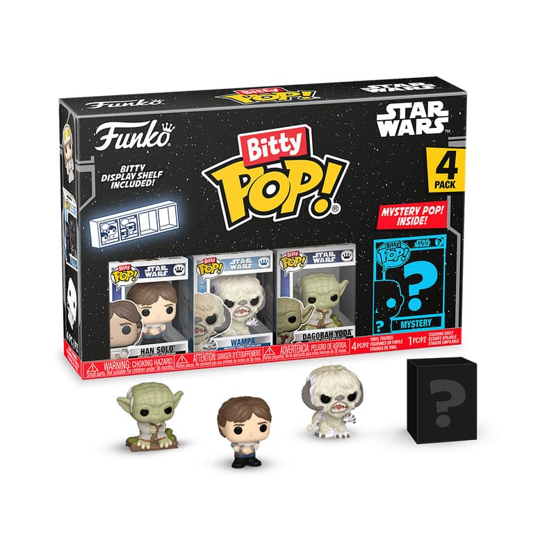 Star Wars Bitty POP! Vinyl Figuren 4er-Pack Han 2,5 cm - Preorder - ETA: 12.10.2025