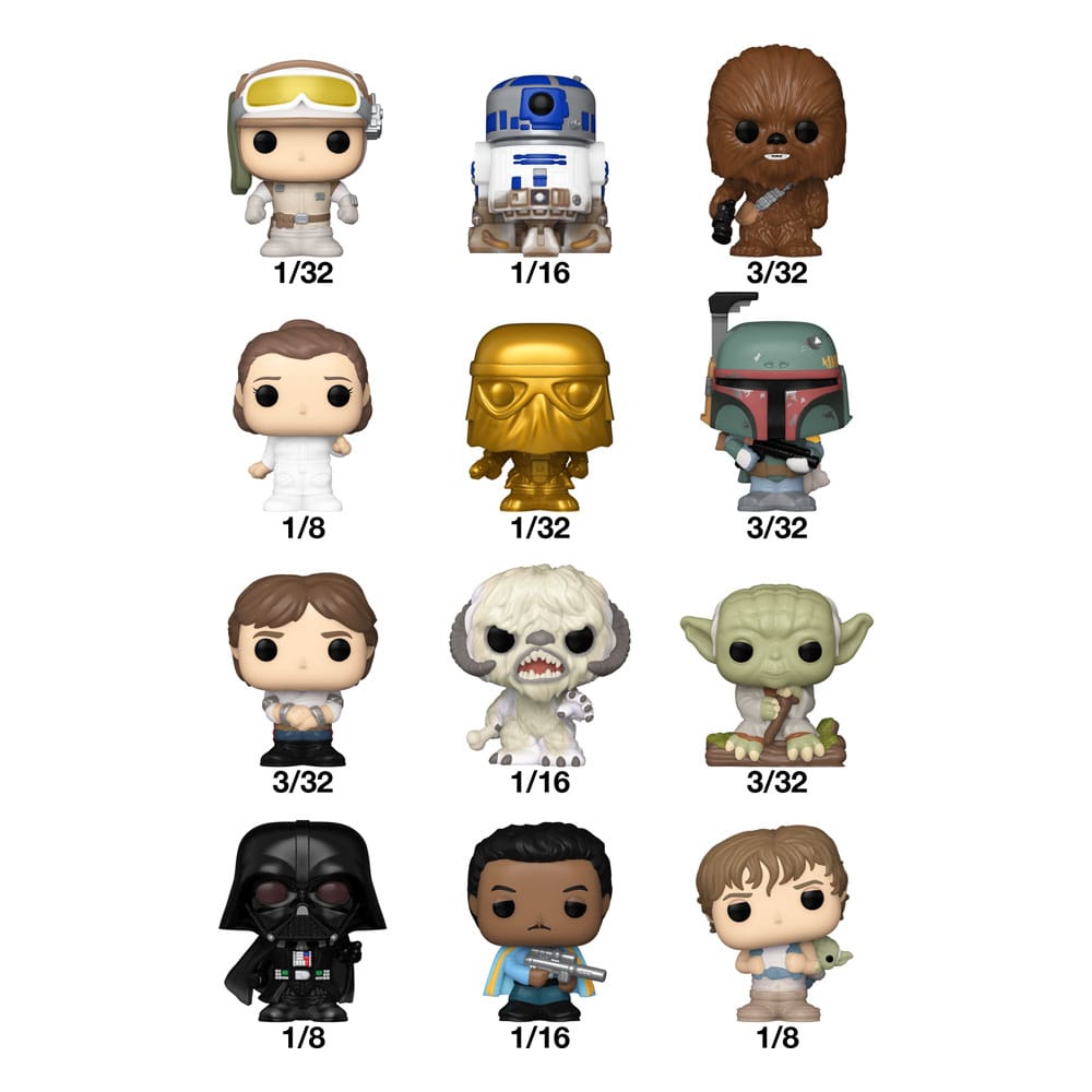 Star Wars POP! Vinyl Figuren Display (32) S2 PDQ 2,5 cm - Versand: 5-7 Tage nach Bestellung