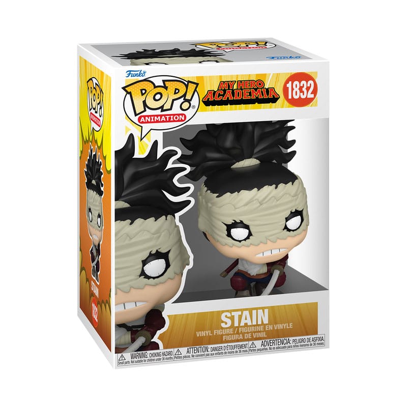 My Hero Academia POP! Animation Vinyl Figuren Stain 9 cm - Versand: 5-7 Tage nach Bestellung