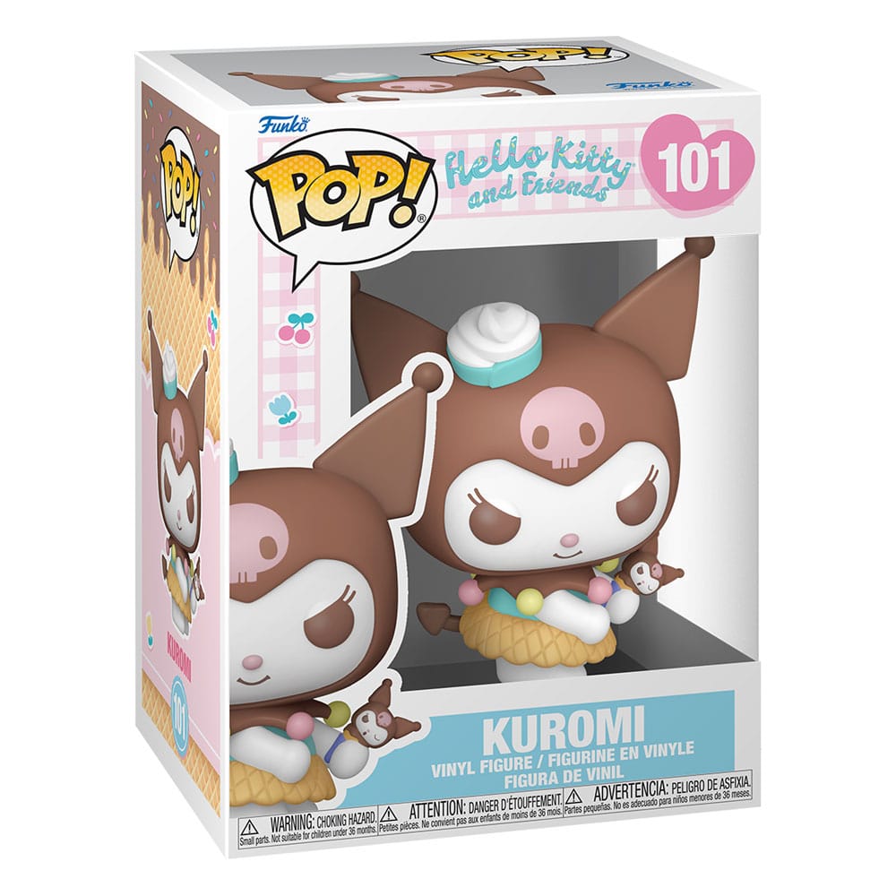 Sanrio POP! Animation Vinyl Figur Hello Kitty- Kuromi(IC) 9 cm - Preorder - ETA: 24.11.2025