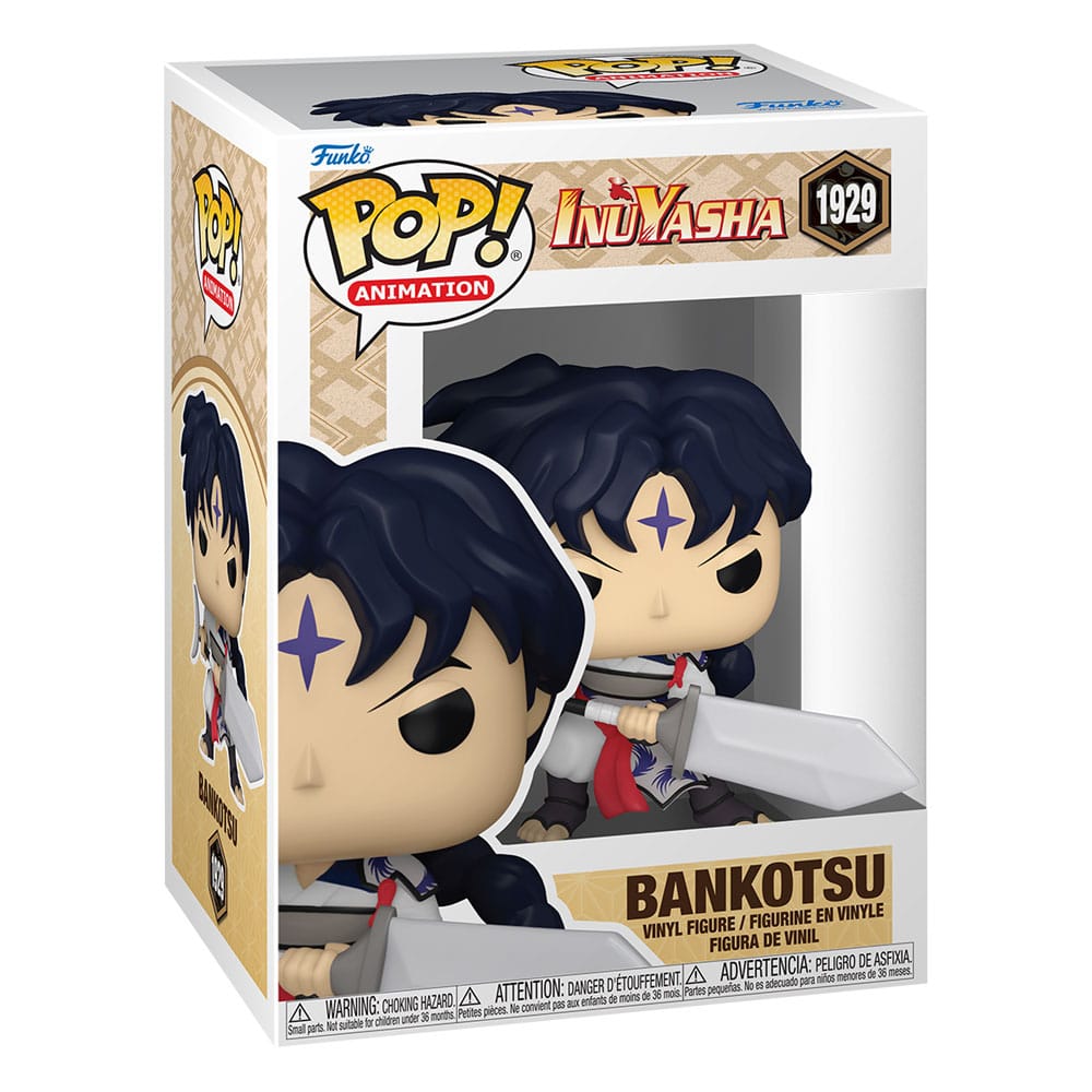 Inuyasha POP! Animation Vinyl Figur Bankotsu 9 cm - Versand: 5-7 Tage nach Bestellung