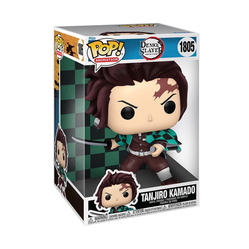 Demon Slayer: Kimetsu no Yaiba Super Sized Jumbo POP! Vinyl Figur Tanjiro 25 cm - Versand: 5-7 Tage nach Bestellung
