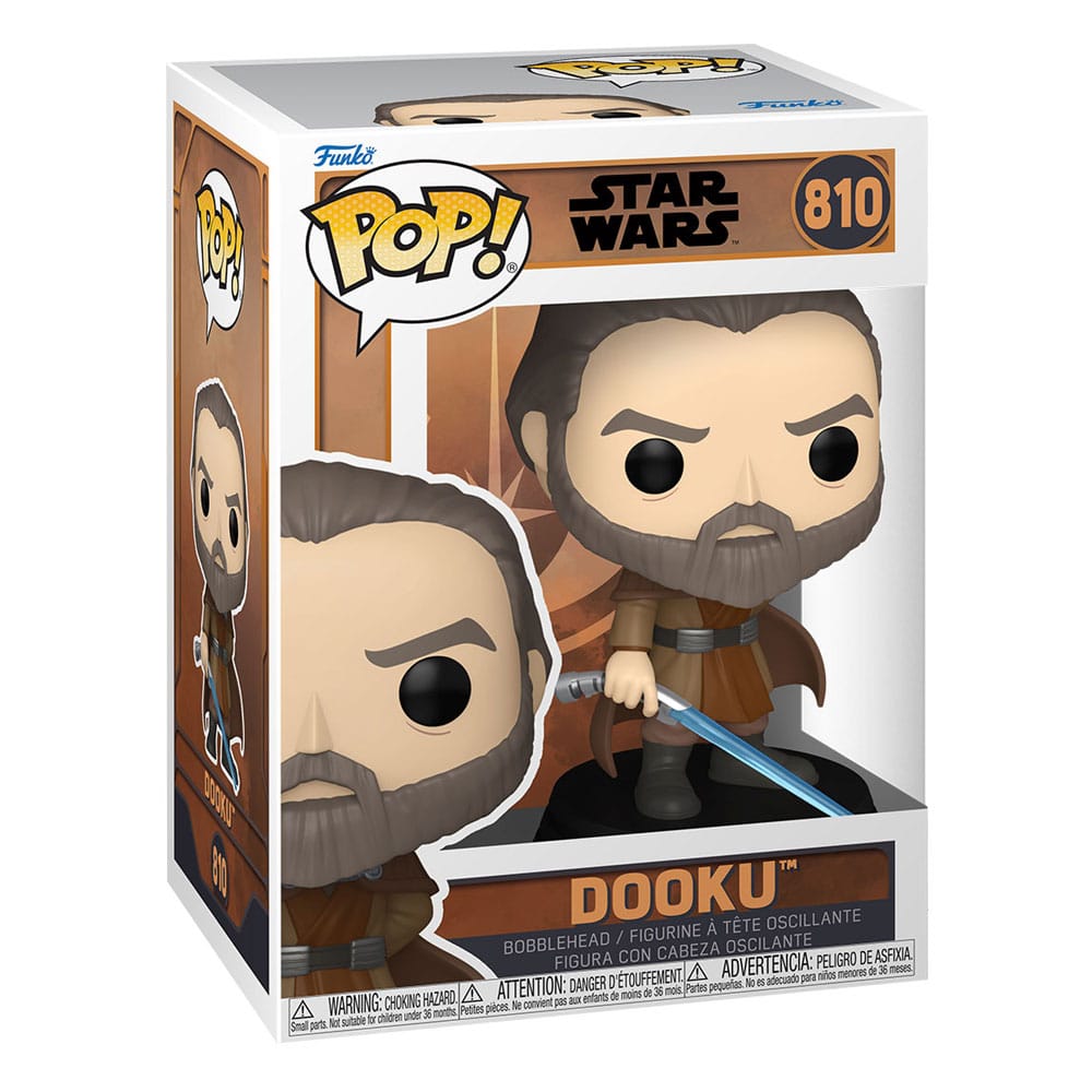 Star Wars POP! Vinyl Wackelkopf-Figur Dooku 9 cm - Preorder - ETA: 20.11.2025