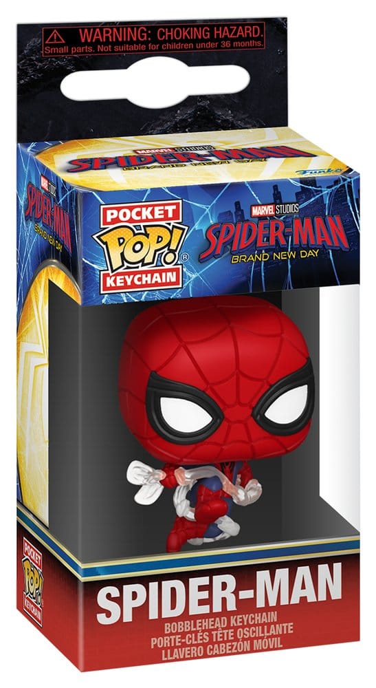 Spider-Man: Brand New Day Pocket POP! Vinyl Schlüsselanhänger 4 cm Display (12) - Preorder - ETA: 30.09.2026