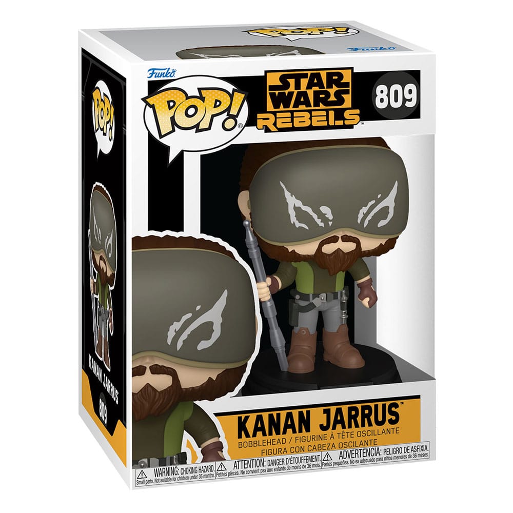 Star Wars POP! Vinyl Wackelkopf-Figur Kanan Jarrus 9 cm - Preorder - ETA: 20.11.2025