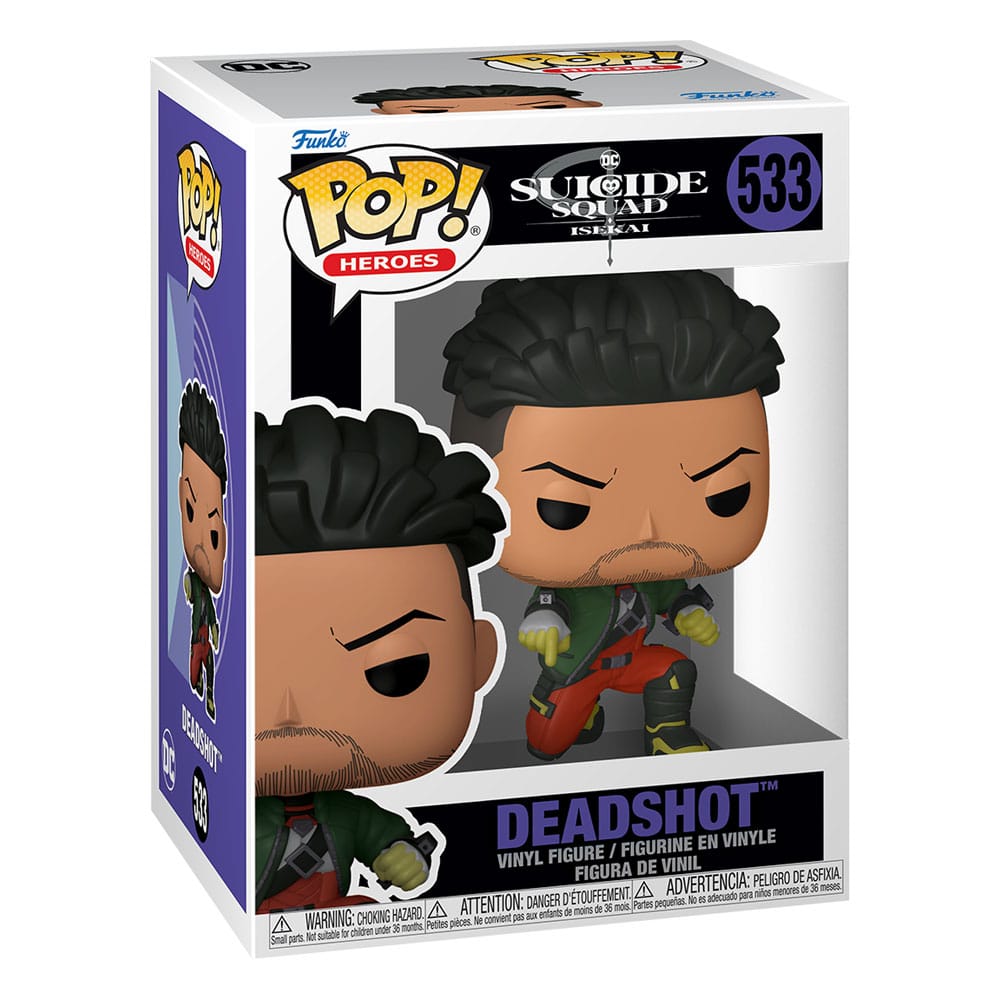 Suicide Squad Isekai POP! Animation Vinyl Figur Deadshot 9 cm - Versand: 5-7 Tage nach Bestellung