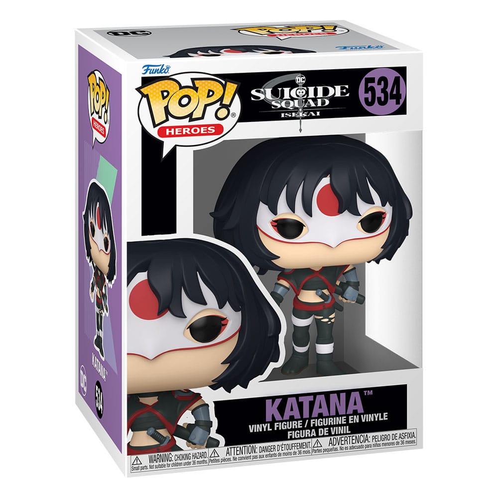 Suicide Squad Isekai POP! Animation Vinyl Figur Katana 9 cm - Versand: 5-7 Tage nach Bestellung