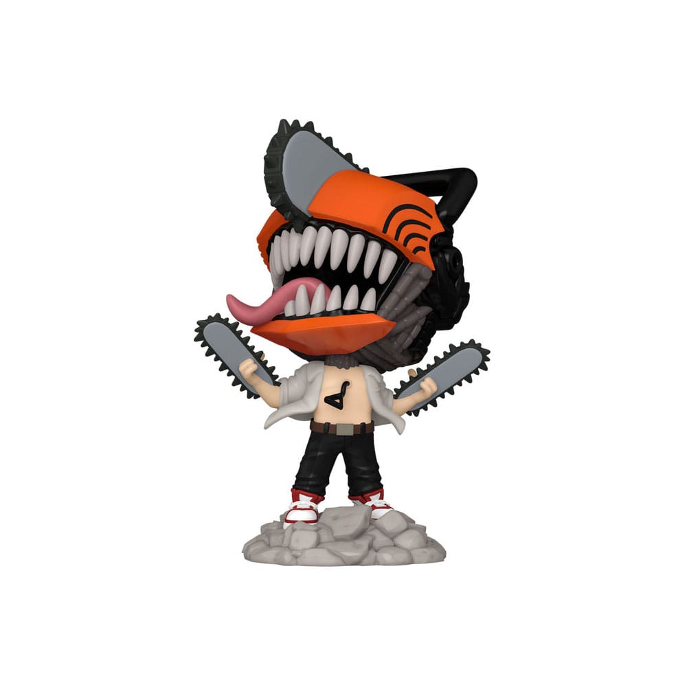 Chainsaw Man POP! & Tee Vinyl Figur & T-Shirt Set Chainsaw Man Leaping Größe S - Versand: 5-7 Tage nach Bestellung