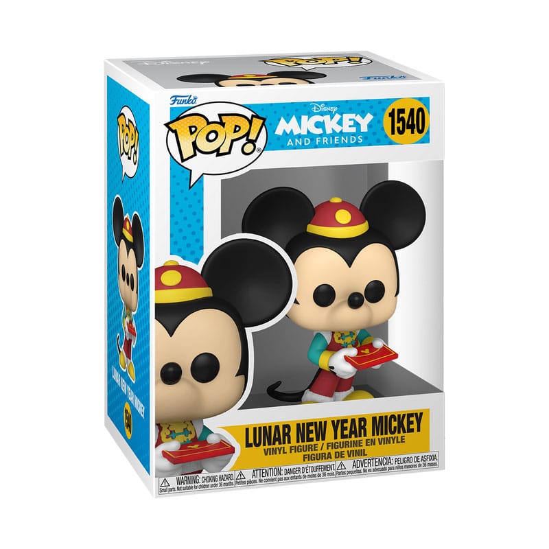 Mickey ATW POP! Disney Vinyl Figur Lunar New Year Mickey 9 cm - Versand: 5-7 Tage nach Bestellung