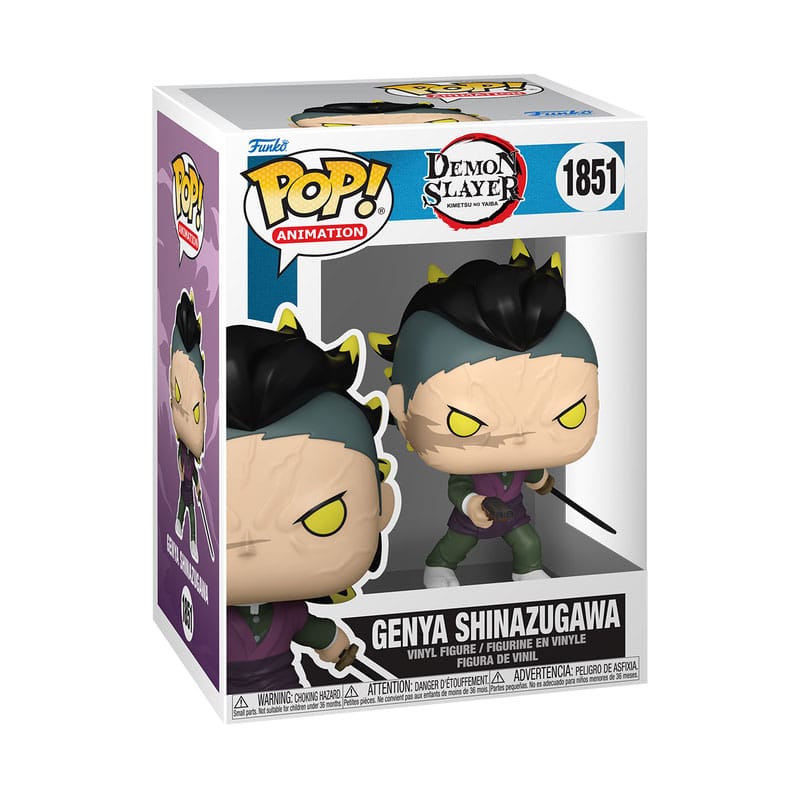 Demon Slayer: Kimetsu no Yaiba POP! Animation Vinyl Figur Genya (Demon Form) 9 cm - Versand: 5-7 Tage nach Bestellung