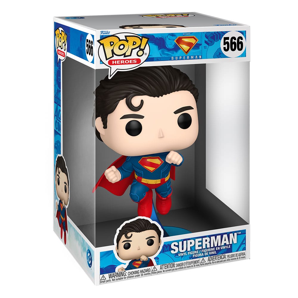 Superman (2025) Super Sized Jumbo POP! Vinyl Figur Superman 25 cm - Versand: 5-7 Tage nach Bestellung
