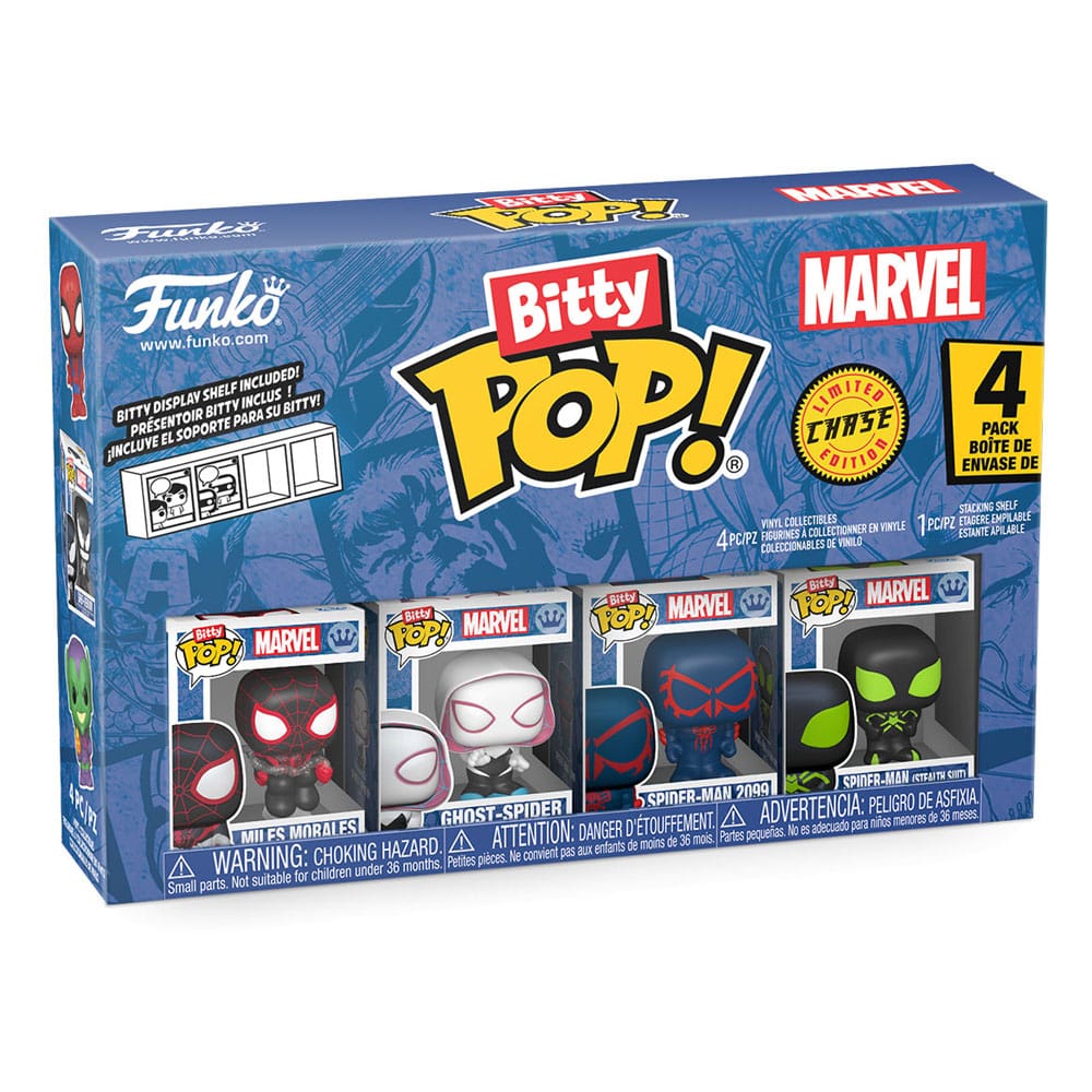 Spider-Man Bitty POP! Vinyl Figuren 4er-Pack Series 2 2 cm - Versand: 5-7 Tage nach Bestellung