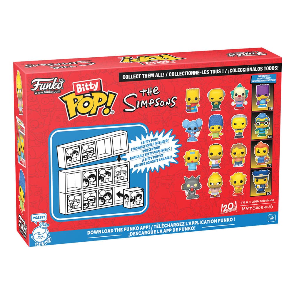 Die Simpsons Bitty POP! Vinyl Figuren 4er-Pack Series 1 2 cm - Versand: 5-7 Tage nach Bestellung