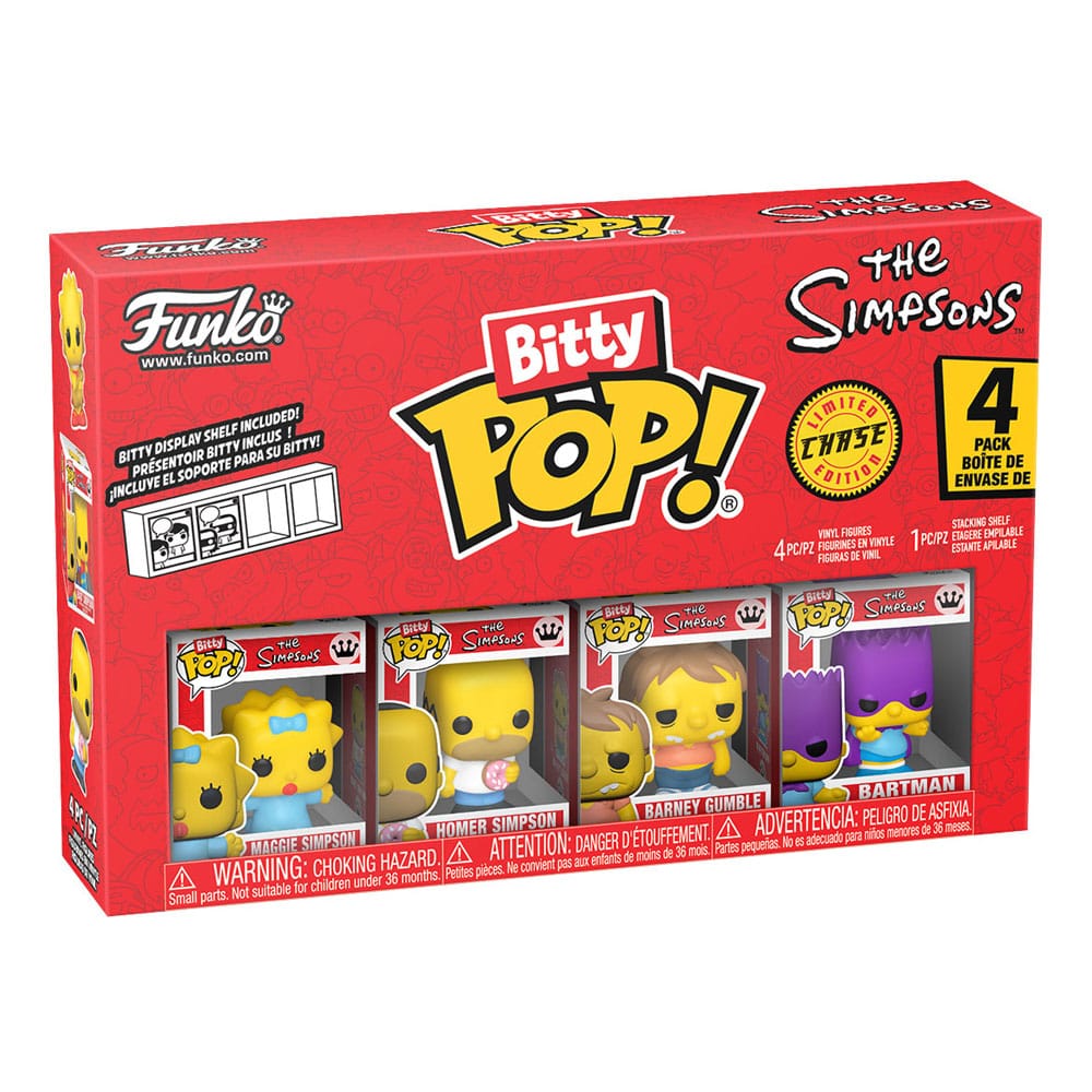 Die Simpsons Bitty POP! Vinyl Figuren 4er-Pack Series 3 2 cm - Versand: 5-7 Tage nach Bestellung