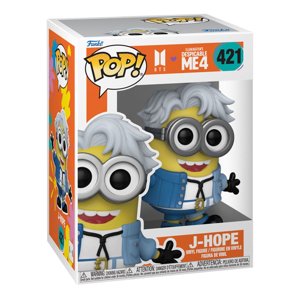 Minions x BTS POP! Rocks Vinyl Figur J-Hope 9 cm - Versand: 7 Tage nach Bestellung