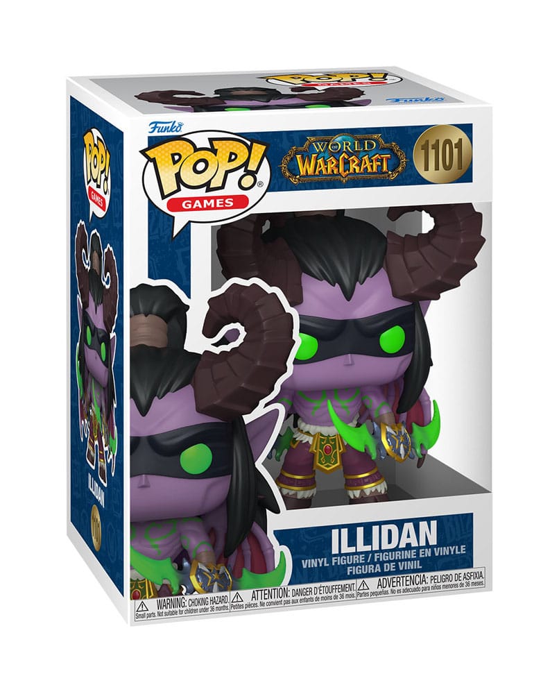 World of Warcraft POP! Games Vinyl Figur Illidan w/CH 9 cm Sortiment (6) - Preorder - ETA: 22.09.2025