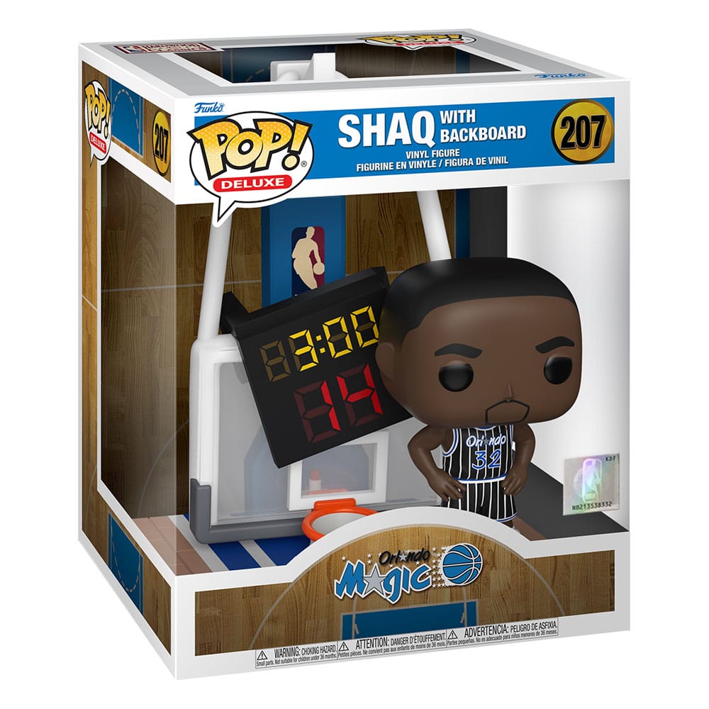 NBA Legends POP! Sports Deluxe Vinyl Figur Shaq w/Backboard 16 cm - Versand: 5-7 Tage nach Bestellung