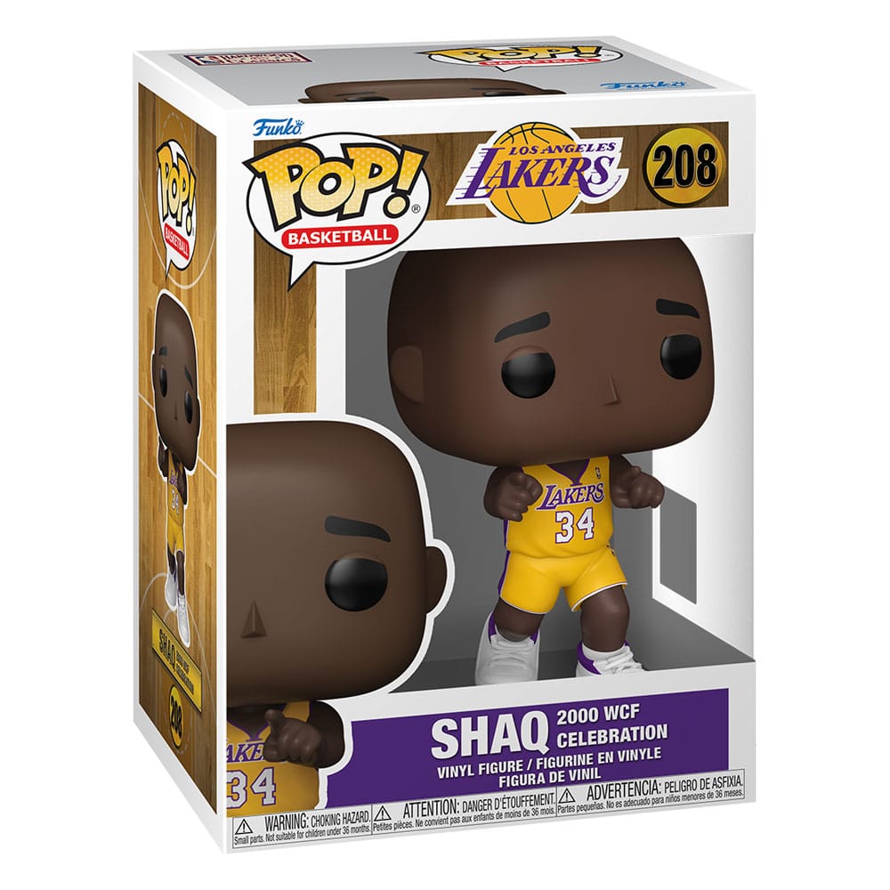 NBA Legends POP! Sports Vinyl Figur Lakers- Shaq('00 WCF Celebration) 9 cm - Versand: 5-7 Tage nach Bestellung