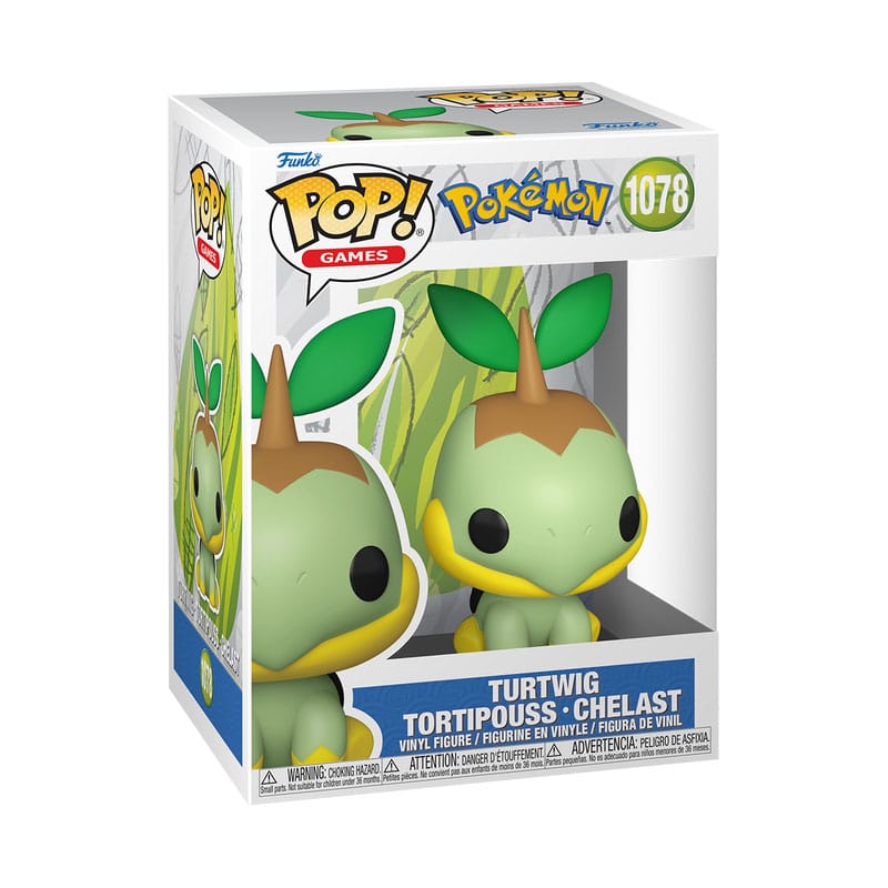 Pokemon POP! Games Vinyl Figur Turtwig 9 cm - Versand: 5-7 Tage nach Bestellung
