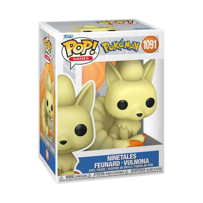Pokemon POP! Games Vinyl Figur Ninetales 9 cm - Preorder - ETA: 30.10.2025