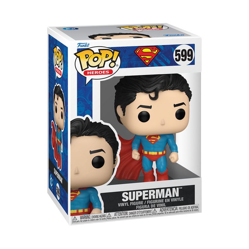DC Comics POP! Heroes Vinyl Figur New Classics - Superman 9 cm - Preorder - ETA: 03.01.2026