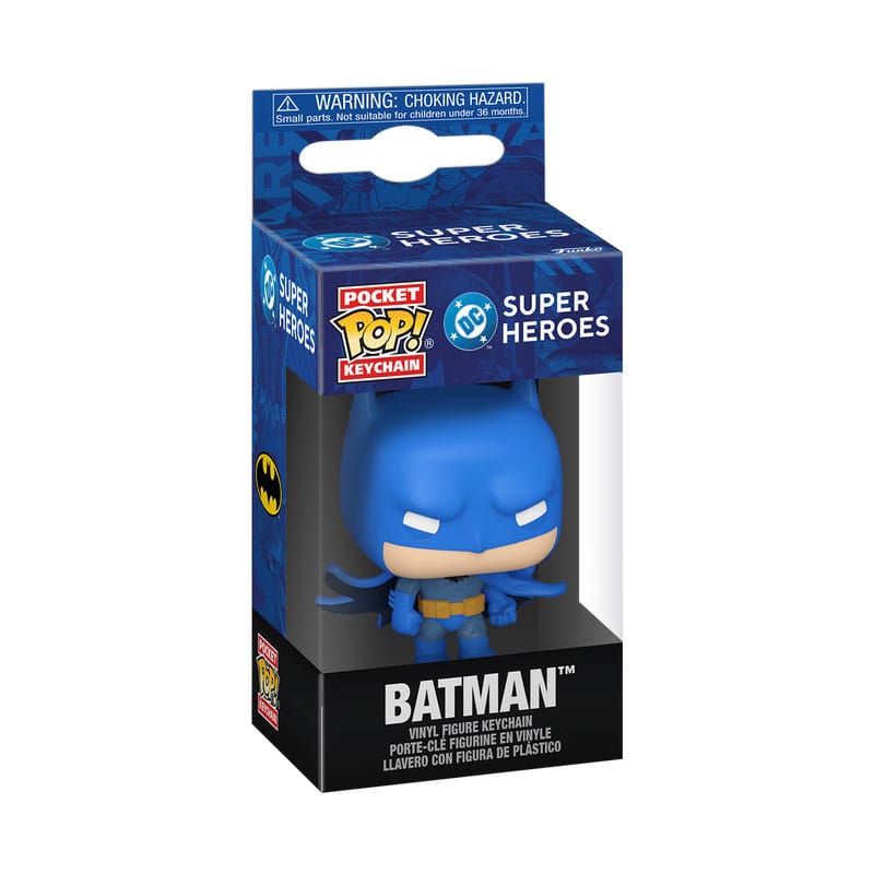 DC Comics POP! Vinyl Schlüsselanhänger 4 cm New Classics - Batman Display (12) - Preorder - ETA: 01.12.2025