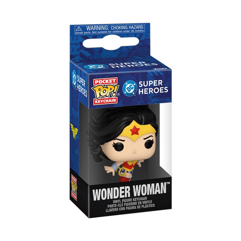 DC Comics POP! Vinyl Schlüsselanhänger 4 cm New Classics - Wonder Woman Display (12) - Preorder - ETA: 01.12.2025