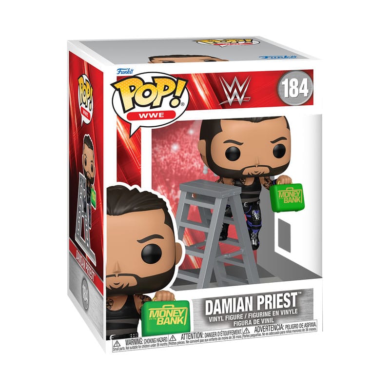 WWE POP! Premium Vinyl Figur Damian Priest MITB 9 cm - Preorder - ETA: 25.07.2026